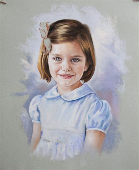 Pastel Portrait Process Of A Very Charismatic Girl Pastel Portraits