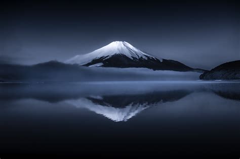 Mount Fuji Reflection Wallpaper Hd Nature 4k Wallpapers Images