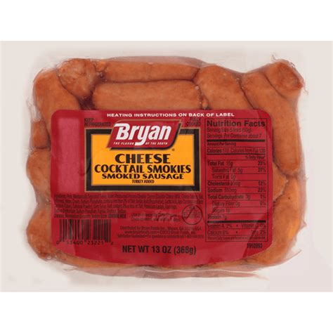 Bryan Cocktail Smokies Cheese Smoked Sausage Oz Smoked Ingles Markets