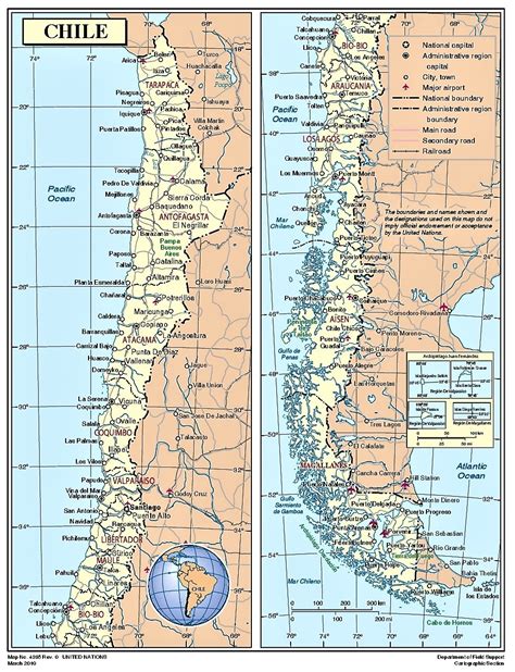 Mapa De Chile Con Bandera