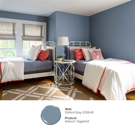40 Best Bedroom Paint Colors Grey Bedroom With Pop Of
