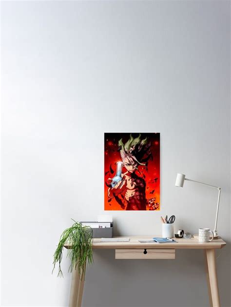 Dr Stone Senku Poster By Lawliet1568 Home Decor Furniture Blank