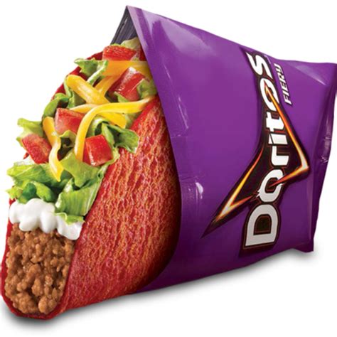 Fiery Doritos Locos Taco Supreme Taco Bell View Online Menu And Dish Photos At Zmenu