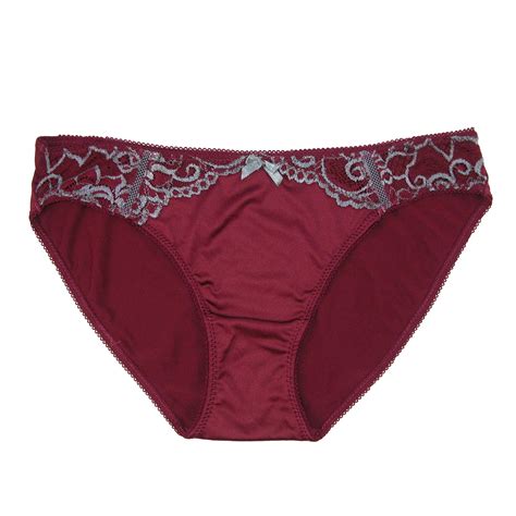 Rene Rofe Womens Lace Trim Bikini Underwear Pack Of 2