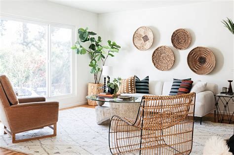 Before And After Boho Eclectic Living Room And Kitchen Decorilla