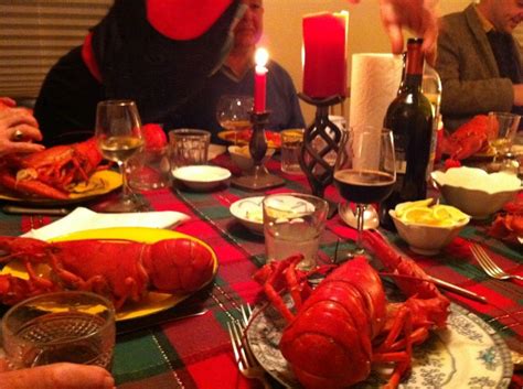 No christmas dinner would certainly be complete without a christmas pork and also this set just requires reheating a fully prepared one into your crockpot. Christmas eve lobster dinner, upstate NY | Lobster dinner, Dinner, Seafood