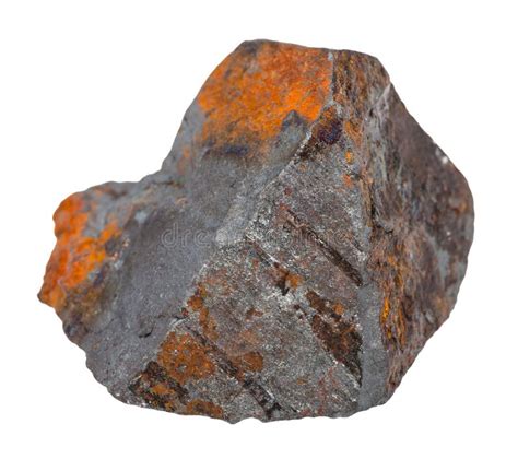 Pedazo De Mineral De Hierro Del Hematites Roca Del Hematites Fotos De