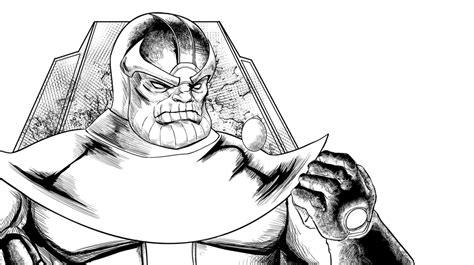 Thanos And His Bling By Digitalbeer On Deviantart