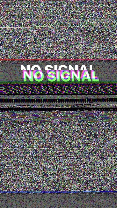 No Signal Tv Screen Wallpaper Discover More Error Glitch No Signal