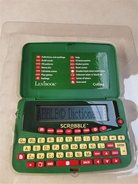 Lexibook Scrabble Dictionary Electronic Dictionary Word Games New Box