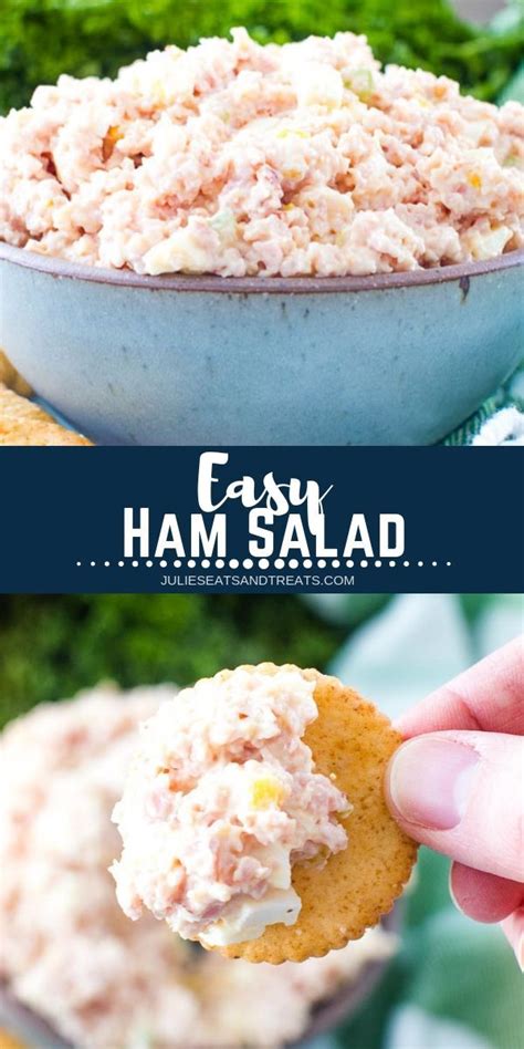 In a mixing bowl, combine dressing ingredients and mix until smooth (no lumps). Quick and easy homemade ham salad recipe that is perfect ...