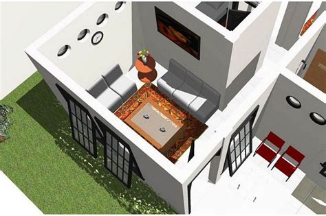 Gambar desain rumah 10x15 dengan desain minimalis ini tidak akan membutuhkan lahan luas seperti lahan bangunan. Gambar Pola Denah Rumah Dilihat Dari Atas