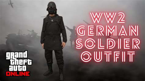 Gta 5 Online Ww2 German Soldier Outfit Tutorial Youtube