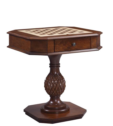 Acme Bishop Ii Game Table Cherry Cherrytransitional