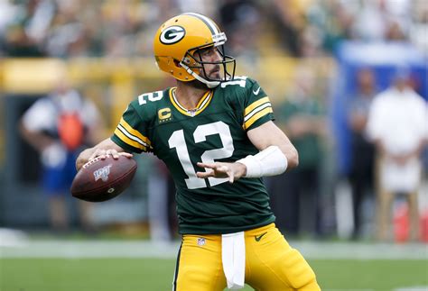 Aaron Rodgers Is Wearing A Playcalling Wristband For The First Time His