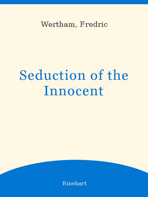 Seduction Of The Innocent