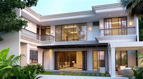 Mr It Classic House 2 Floors Design Jakarta Selatan 9669 House Facade