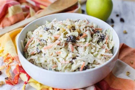 Tropical flavors come together making this a great side dish to there's nothing as yummy and easy as a good potato salad, and this one is extra special with green apples, raisins and walnuts for some crunch! Italian Potato Salad - www.thefarmgirlgabs.com