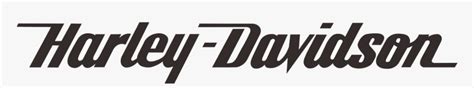 Harley Davidson Text Png Logo Vector Black White Graphics