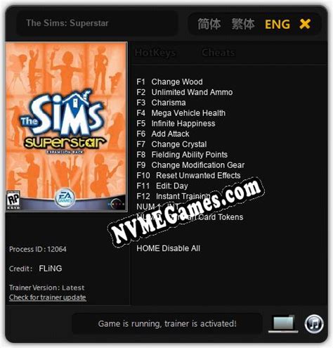 Treinador Liberado Para The Sims Superstar V104 Nvmegamescom