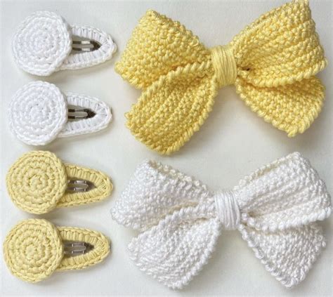 Pin by Ivonne on Moños Crochet accessories Crochet hair clips Crochet jewelry