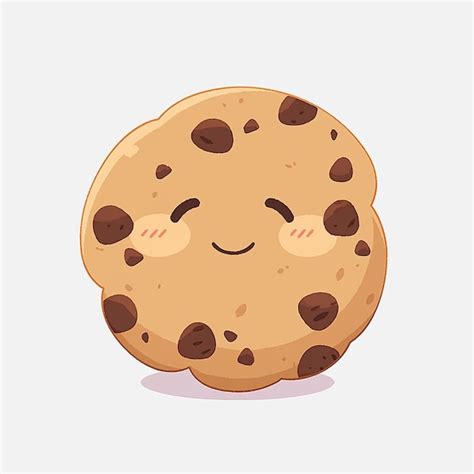 Premium Ai Image There Is A Cartoon Cookie With A Face And Eyes Generative Ai
