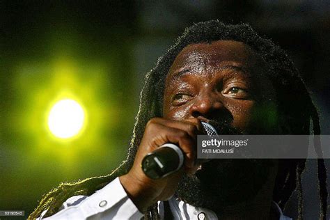South African Reggae Singer Lucky Dube Performs At The Global Call