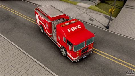 Firetruck From Gta Vcs Para Gta San Andreas