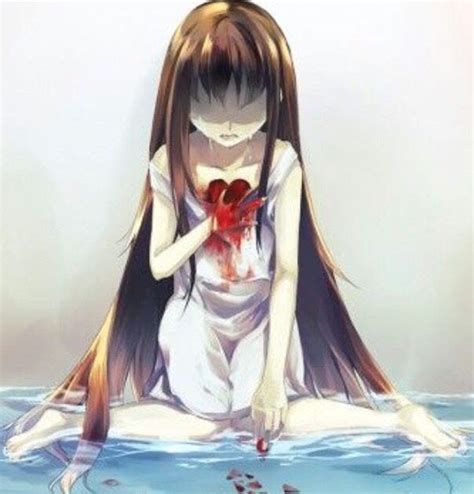 Broken Heart Beautiful Sad Anime Girl Wallpaper Anime Wallpaper Hd