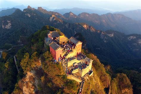 Ancient Building Complex In The Wudang Mountains Cn