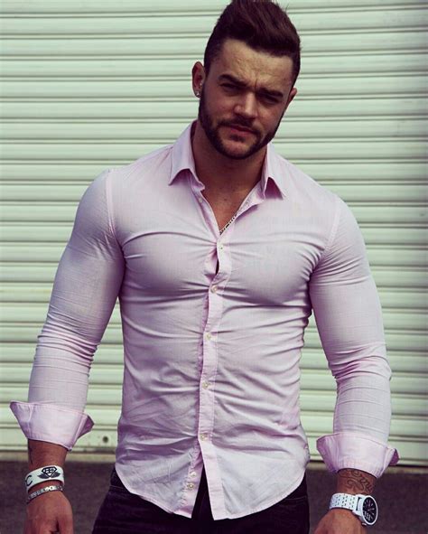 Tight Muscle Shirt Skinny Jeans Men Shirts Stylish Mens Outfits