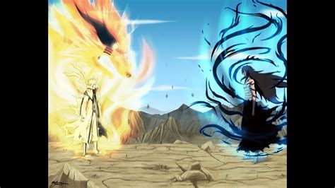 Rikudou Naruto Vs Sasuke Uchiha Rinnegan Final Fight