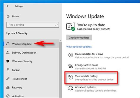 How To See The Most Recent Updates Windows 10 Installed