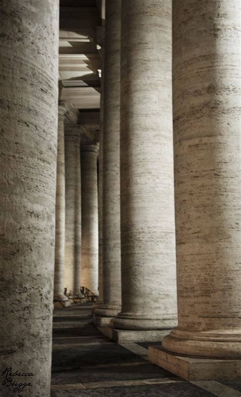 Colonnade At Night ⓒrebecca Bugge All Rights Reserved Do Flickr