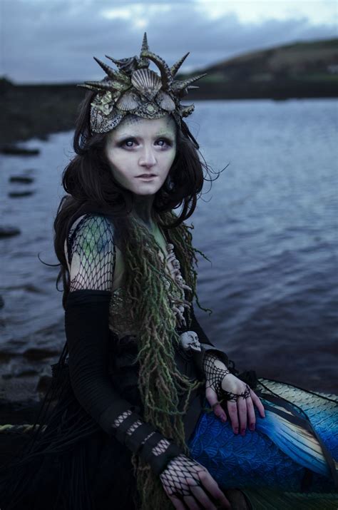 Pin By 3 Queens Circus On Dark Beauty Sea Witch Costume Dark Mermaid Evil Mermaids