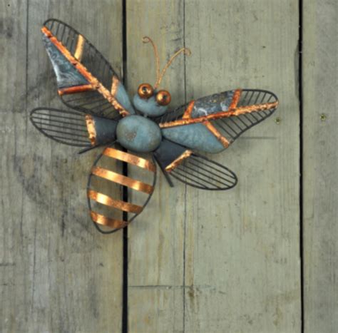 Honey Bee Metal Wall Art — Uk