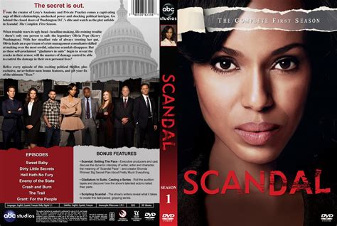 Scandal Season 1 Tv Dvd Custom Covers Scandal S1 Dvd Covers