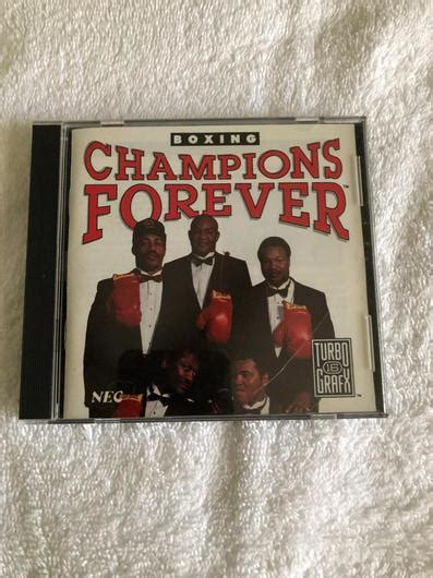 Champions Forever Boxing Item And Manual Only Turbografx
