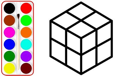 There are many approaches on how to solve the rubik's cube. How To Draw Toy Rubik's Cube - Coloring Pages For Kids ...