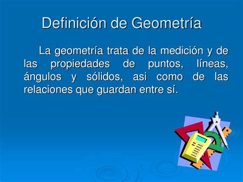 Ppt Conceptos Básicos De Geometría Powerpoint Presentation Free