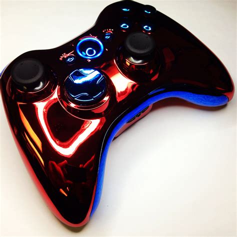 A Custom Spiderman Themed Modded Xbox 360 Rapid Fire Controller From