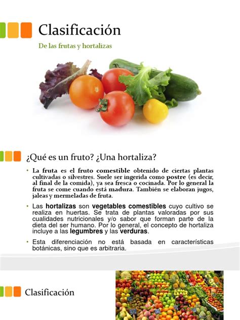 Clasificación De Frutas Y Hortalizas Melocotón Vegetales