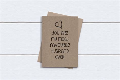 Funny Anniversary Card For Him Husband You Are My Most Etsy Uk