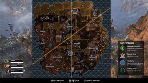 Apex Legends Map Guide Loot Drops Hot Zones And More Dot Esports