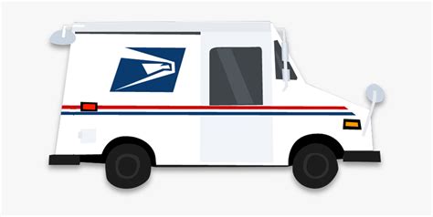 Mail Truck Usps Mail Truck Png Free Transparent Clipart Clipartkey