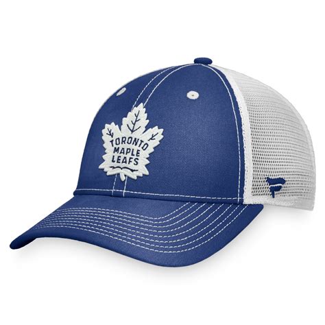 Toronto maple leafs fanatics branded fundamental ii adjustable hat blue. Men's Toronto Maple Leafs Fanatics Branded Blue/White Sport Resort Trucker Snapback - Hat