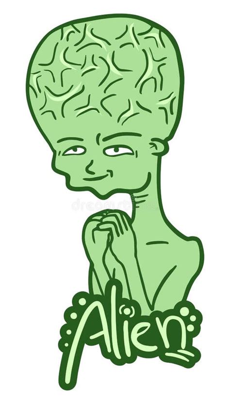 Green Alien Stock Vector Illustration Of Alien Green 36740702