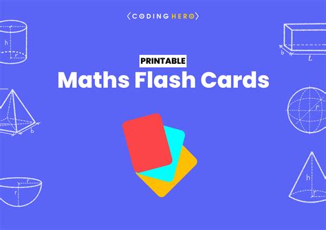 Free Printable Maths Flashcards Pdf Download Codinghero