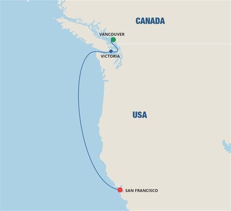 Pacific Coastal Princess 3 Night Cruise From Vancouver To San Francisco