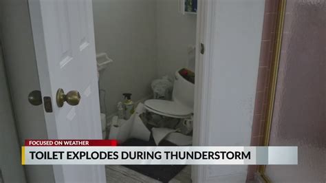 Lightning Strikes Septic Tank Toilet Explodes Youtube
